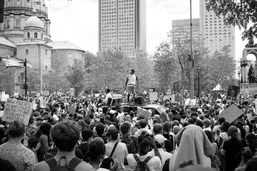 Montreal Back Lives Matter March, against Police Brutality, Protest, 2020 - Photos Karine LaRocque