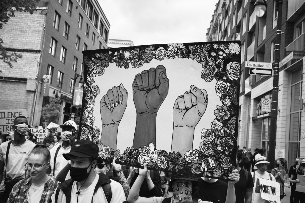 Montreal Back Lives Matter March, against Police Brutality, Protest, 2020 - Photos Karine LaRocque