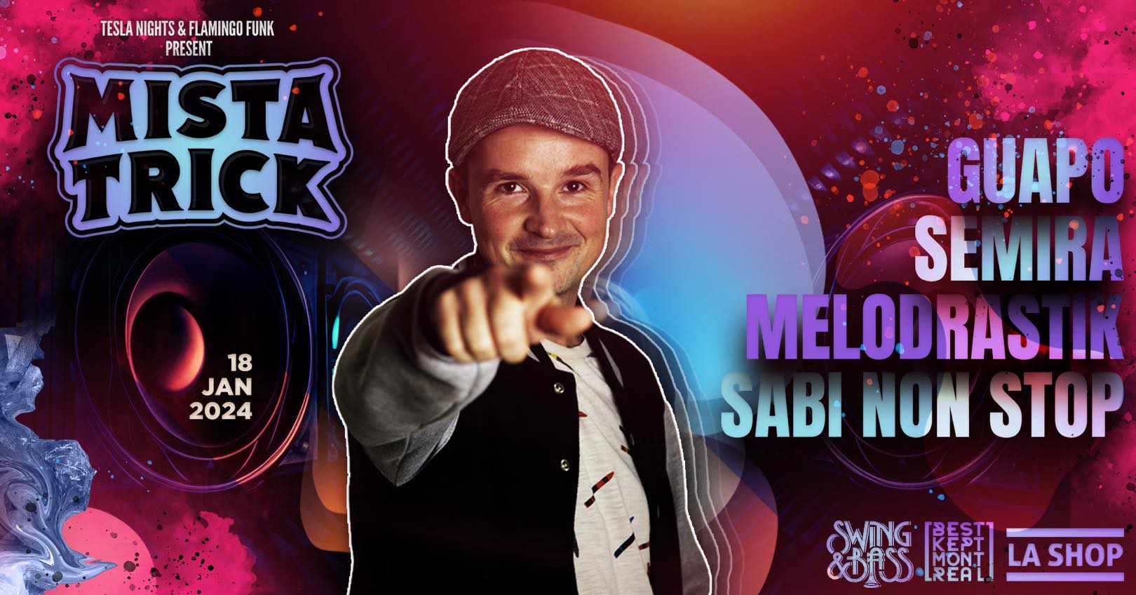 DANCE YOUR WINTER BLUES AWAY WITH UK SWING & BASS PRODUCER MISTA TRICK 6