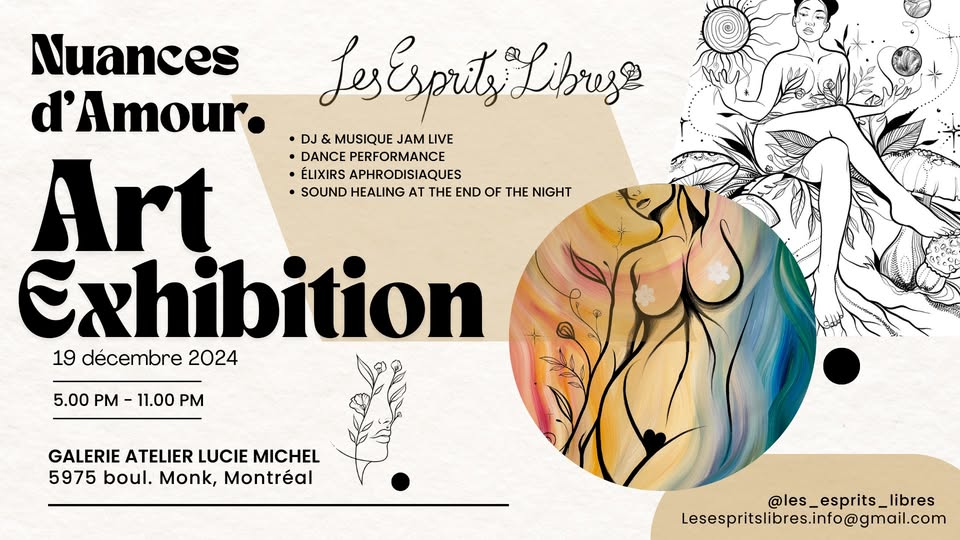 Immerse yourself in vibrant art and live performances at Nuances d’Amour.