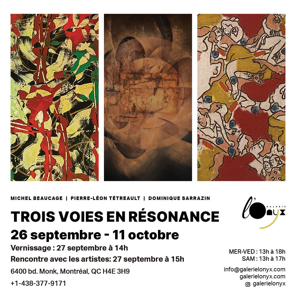 Three Paths in Resonance - Galerie L’Onyx