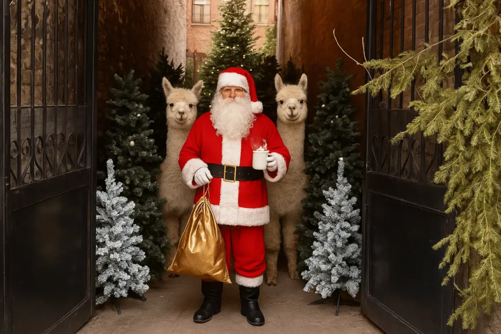 Santa & Alpacas