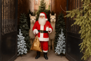 Santa & Alpacas