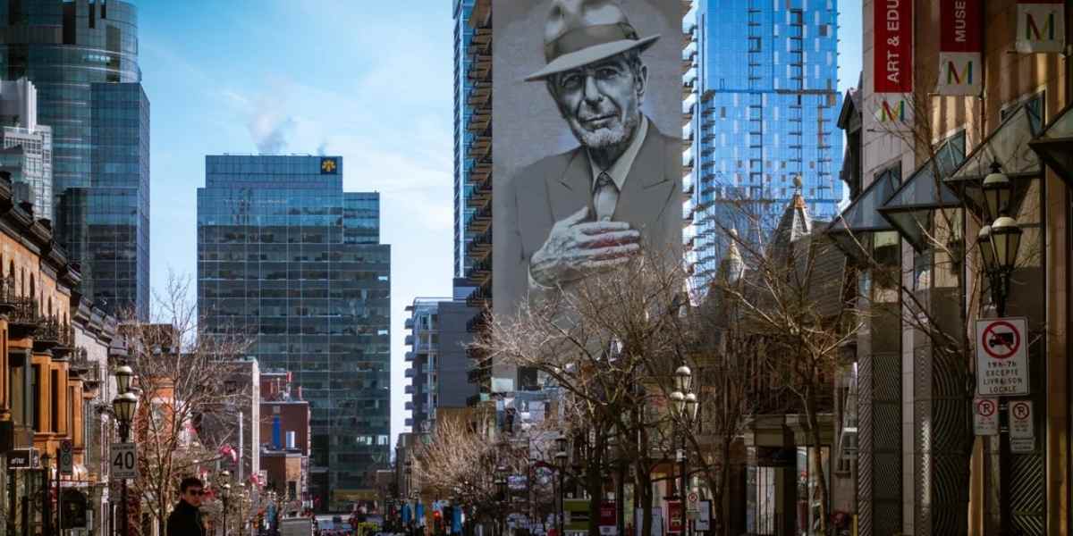 Leonard Cohen Mural - Street Art Montreal 5 Coolest Murals You Need to See