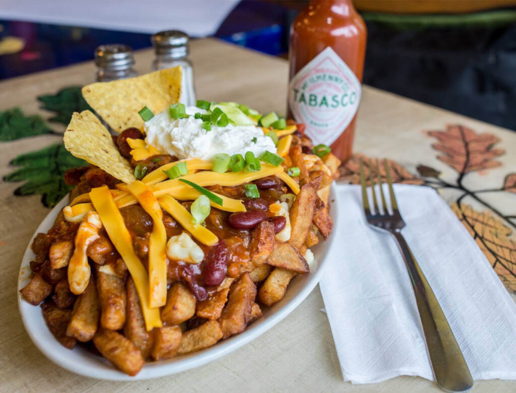 best poutine Montreal served with fries gravy and cheese curds
