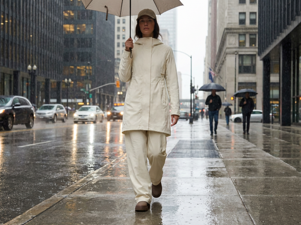 Rainy Day Montreal Fashion