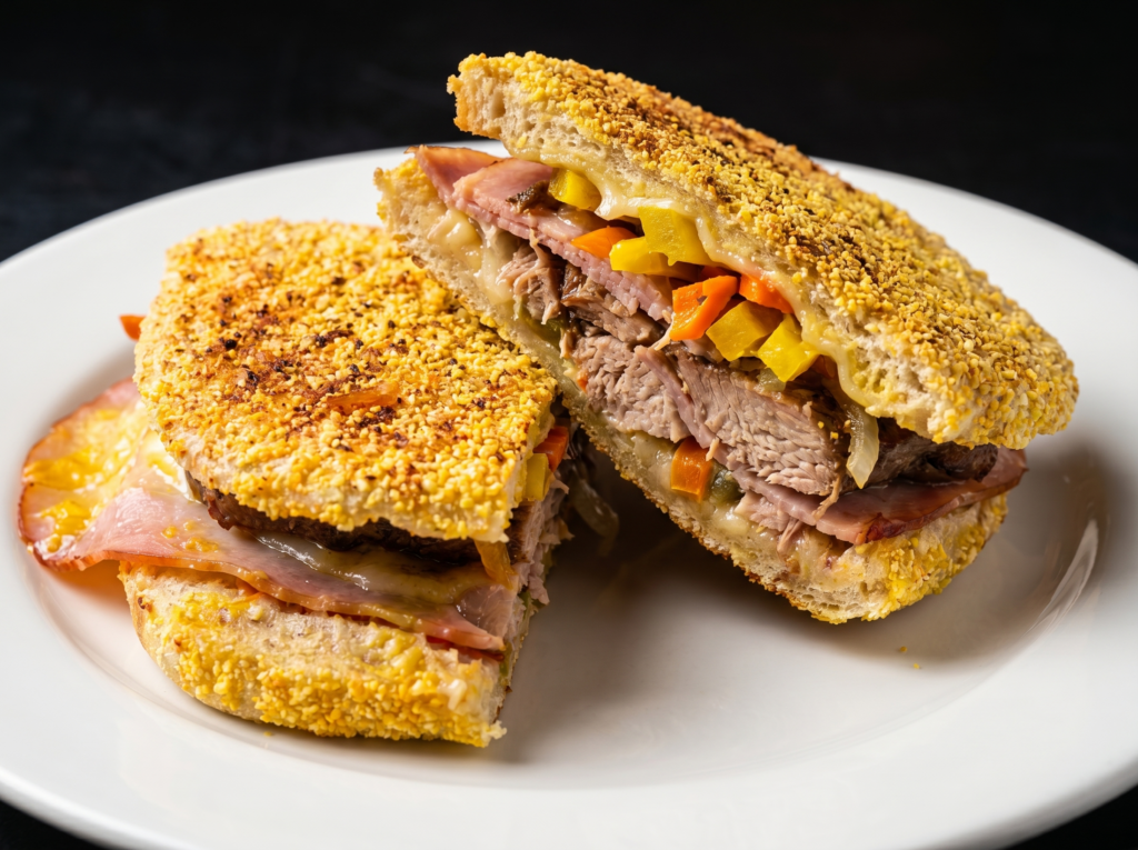 Best sandwich Montreal, Cubano at Cafe TITANIC