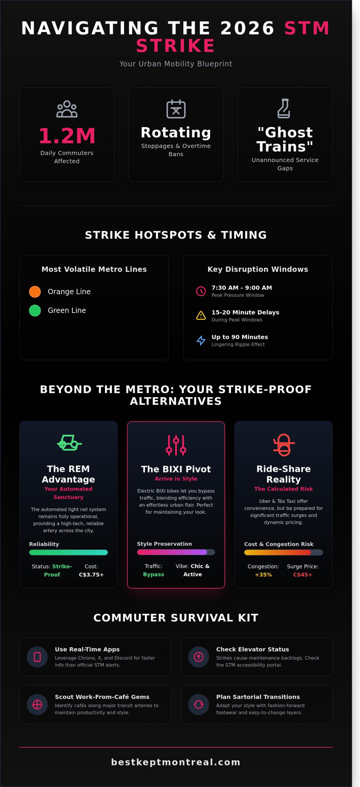 Navigating the 2026 STM Strike: The Urban Insider’s Survival Guide to Montreal