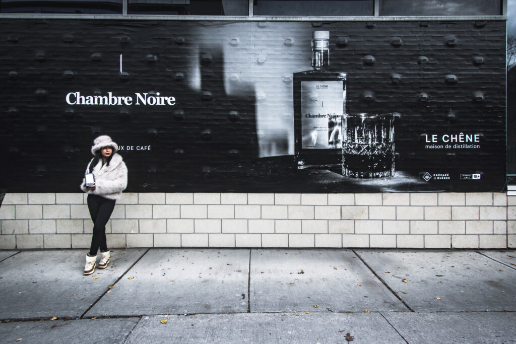 Espresso martini, noiretini. Chambre Noire. Montreal/Quebec liquor. Coffee vodka