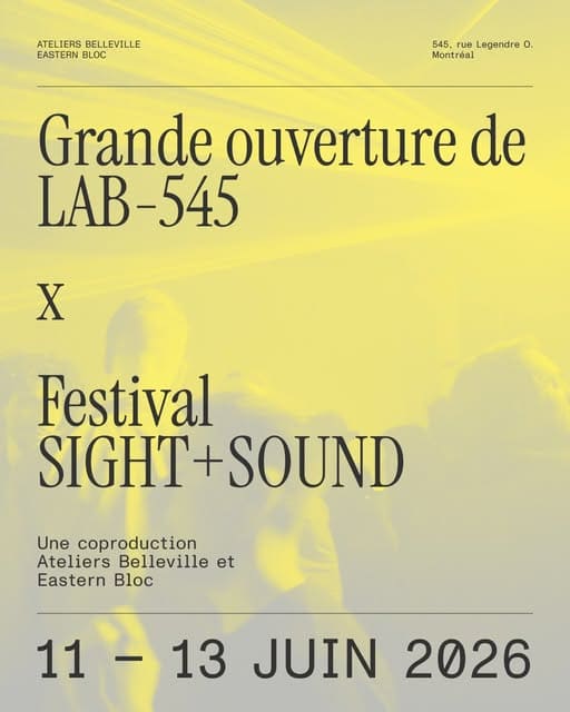 LAB-545 Grand Opening & SIGHT + SOUND Festival