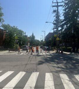 Walkable Montreal neighborhoods and streets