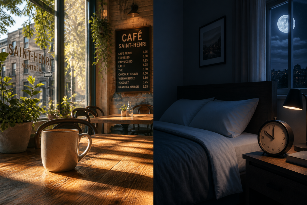 Montreal decaf coffee, best cafés in Montreal.