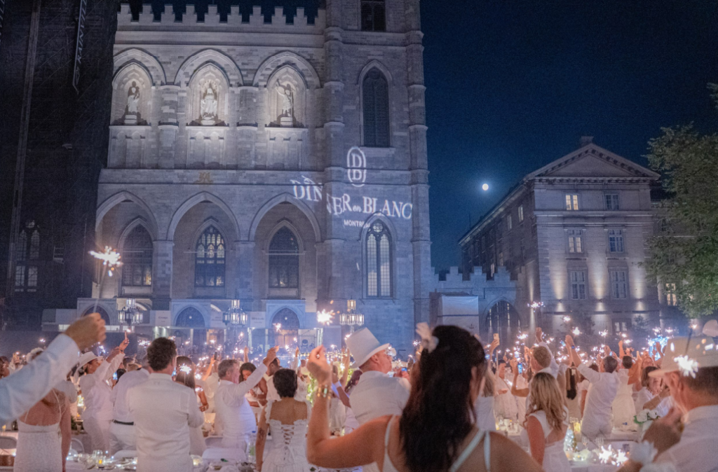 Step into Belle Époque Paris at Dîner en Blanc Montréal with elegant all-white outfit ideas, vintage accessories and timeless Parisian style.