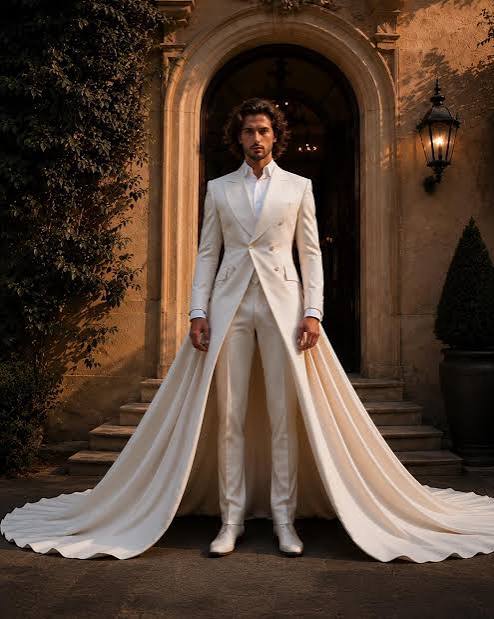 Long white capes were all the rage for men in the belle époque paris!