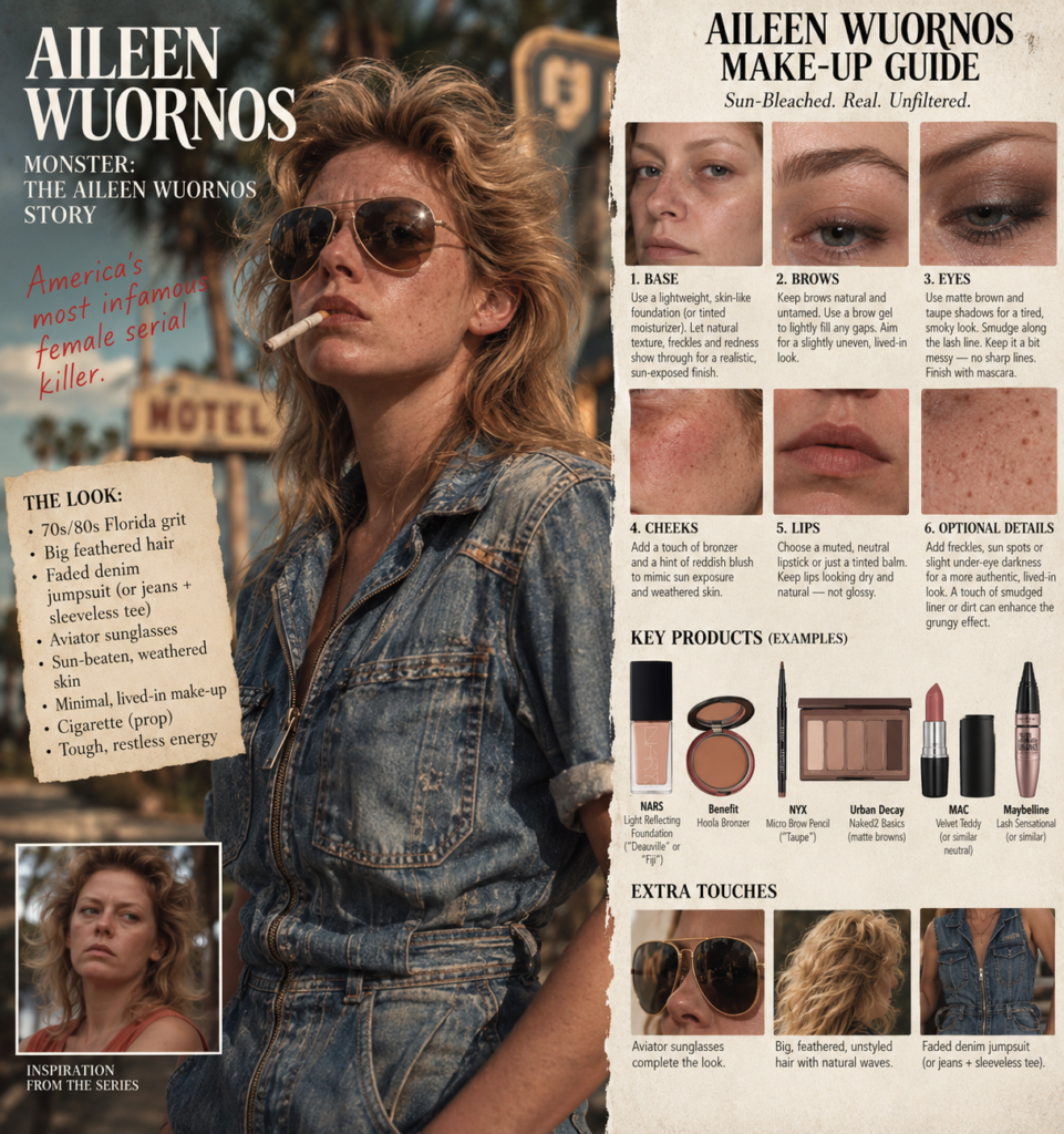 Halloween Make Up Looks for 2026 Aileen-Wuornos-Inspired-Grit-Beauty-GuideHalloween Make Up Looks for 2026