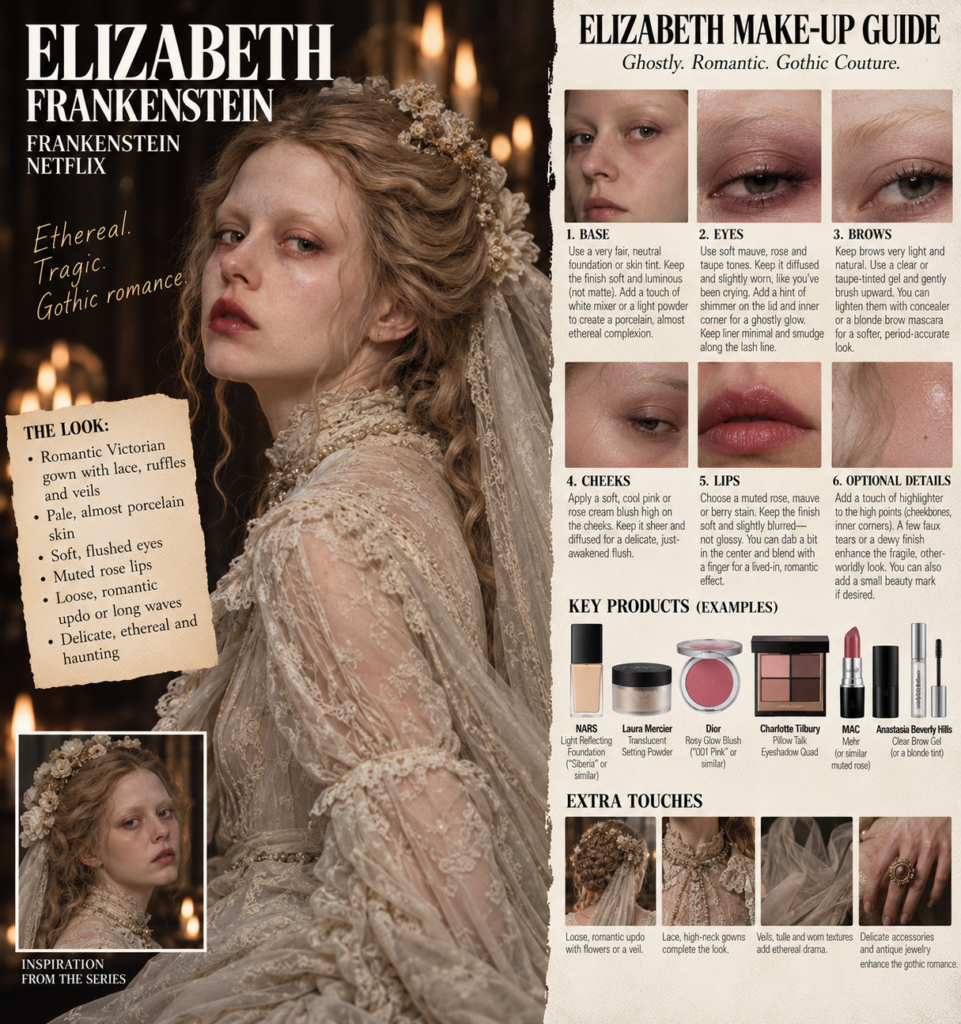 Elizabeth-Frankenstein-Makeup-Guide-collage
