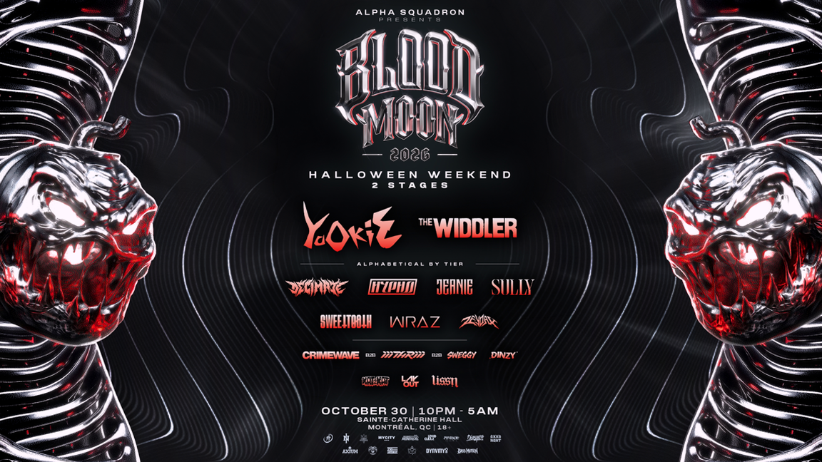 Blood Moon 2026 — October 30 at Sainte-Catherine Hall