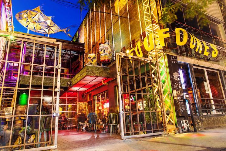 Entrance of Les Foufounes Électriques in Montréal