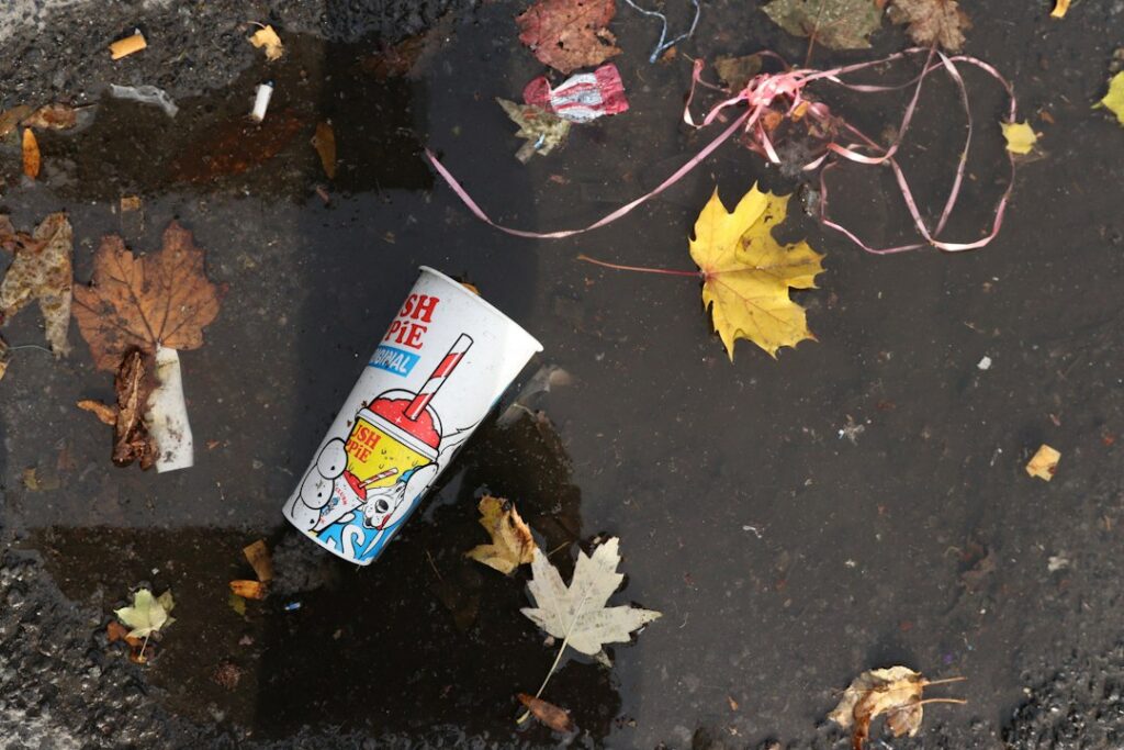 Montreal autumn street during respiratory virus season