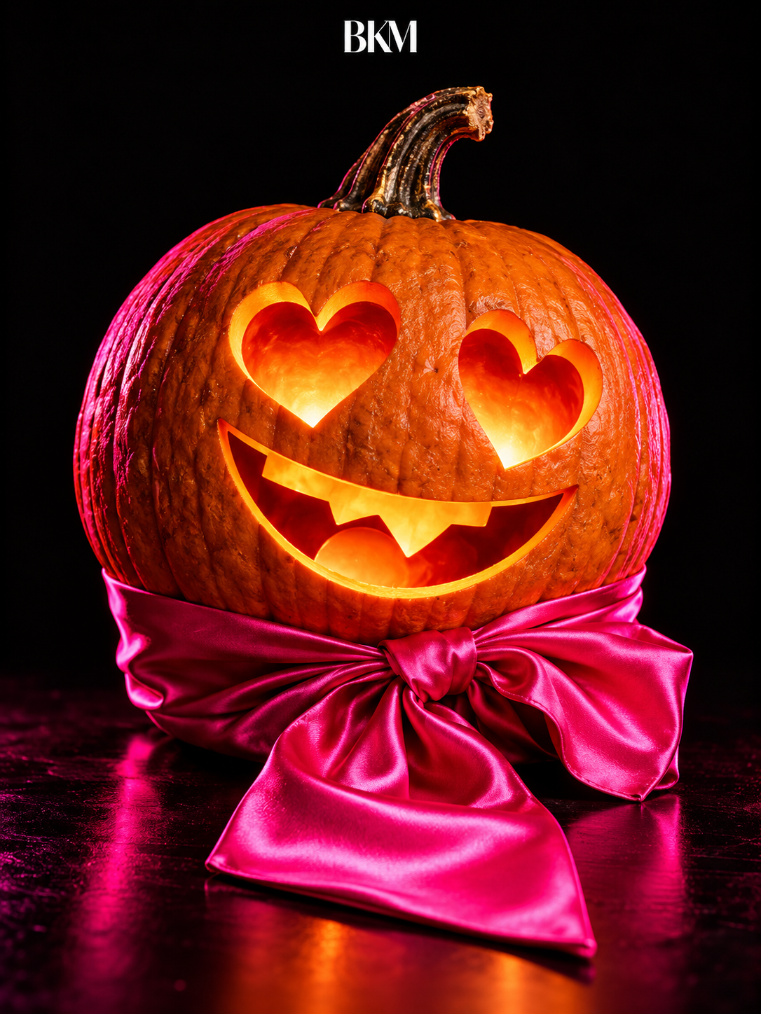 BKM funny jack-o’-lantern placeholder poster